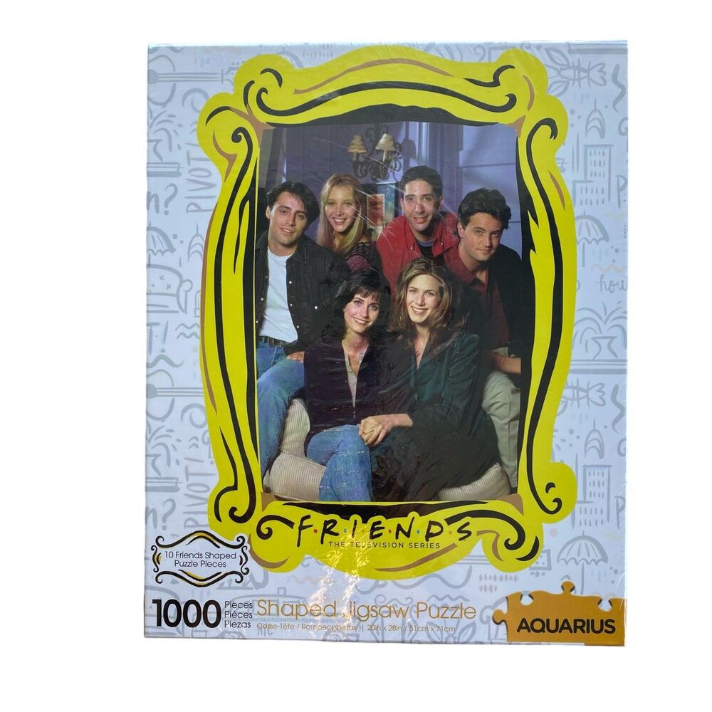 NEW AQUARIUS Friends Shaped 1000 Pieces Jigsaw Puzzle
